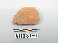 藏品(紅色夾砂陶片)的圖片